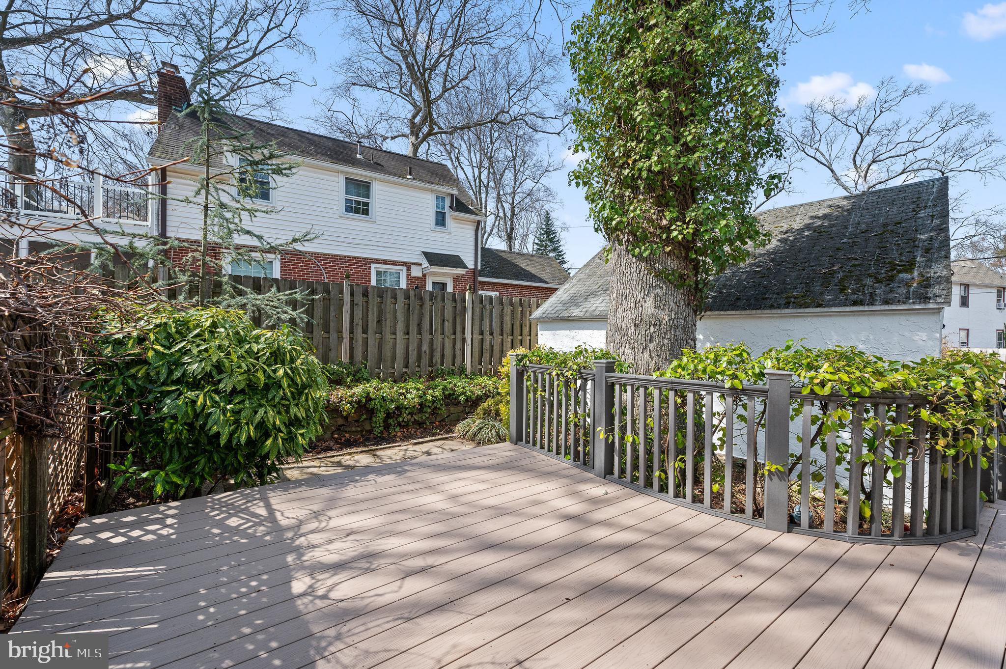 502 Beechwood Lane Narberth, PA 19072 - Photo 29 of 39 a view of a house with wooden fence