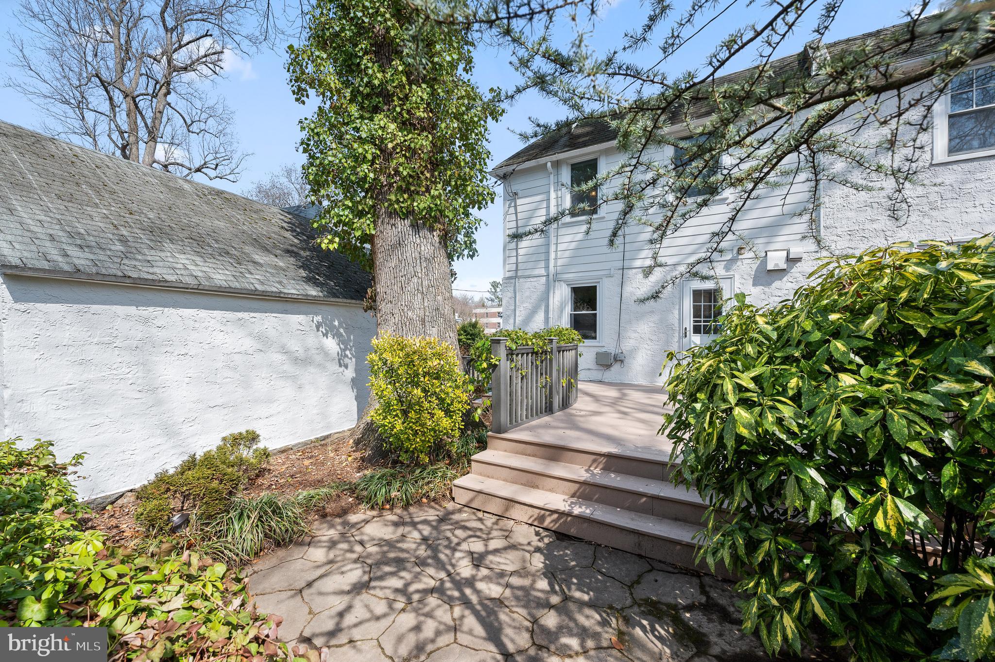 502 Beechwood Lane Narberth, PA 19072 - Photo 30 of 39 a view of a pathway with flower plants