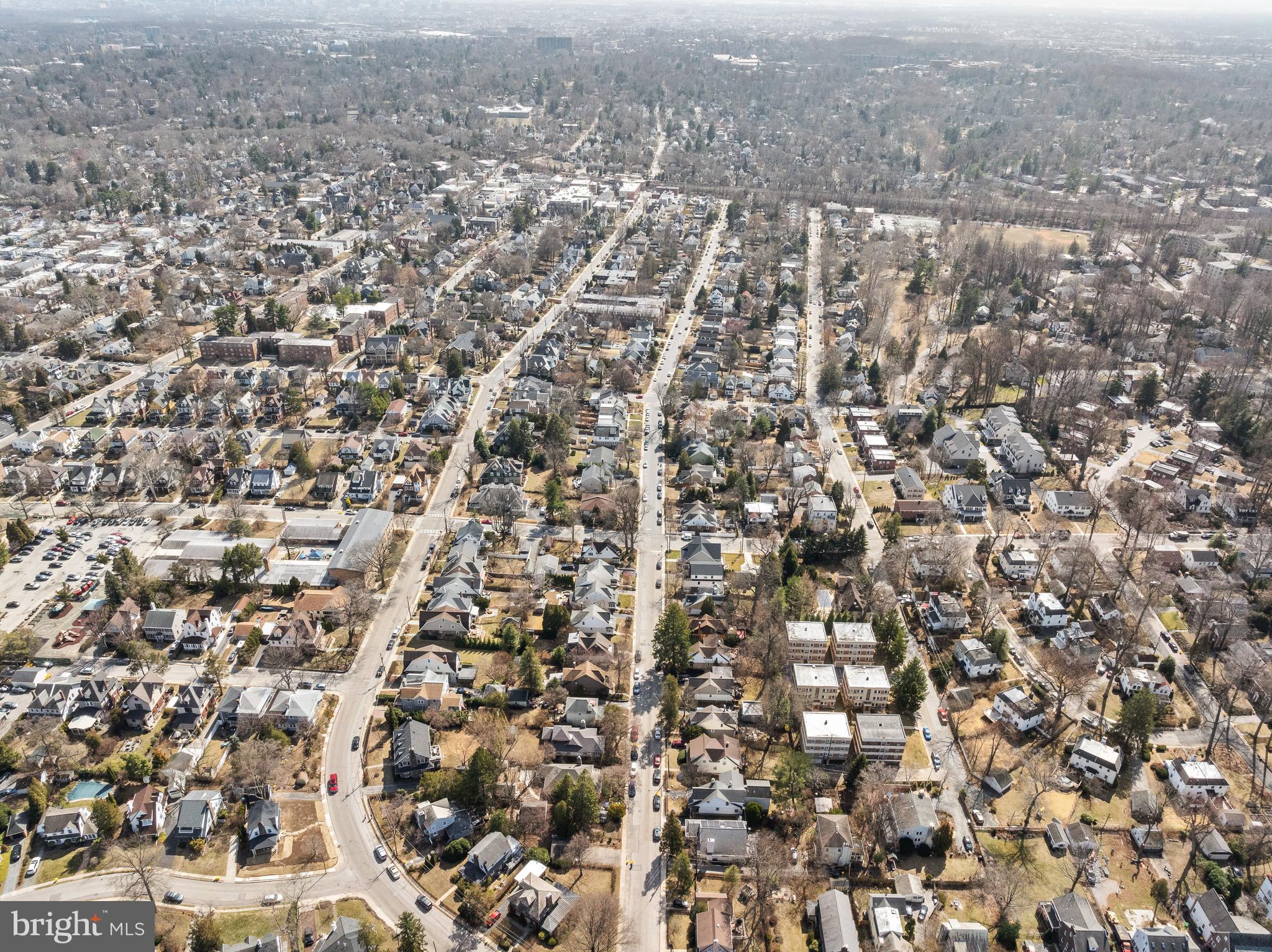 502 Beechwood Lane Narberth, PA 19072 - Photo 39 of 39 an aerial view of residential houses with city view