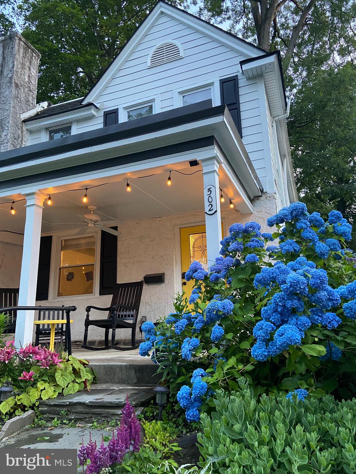 502 Beechwood Lane Narberth, PA 19072 - Photo 4 of 39 a front view of house with flowers