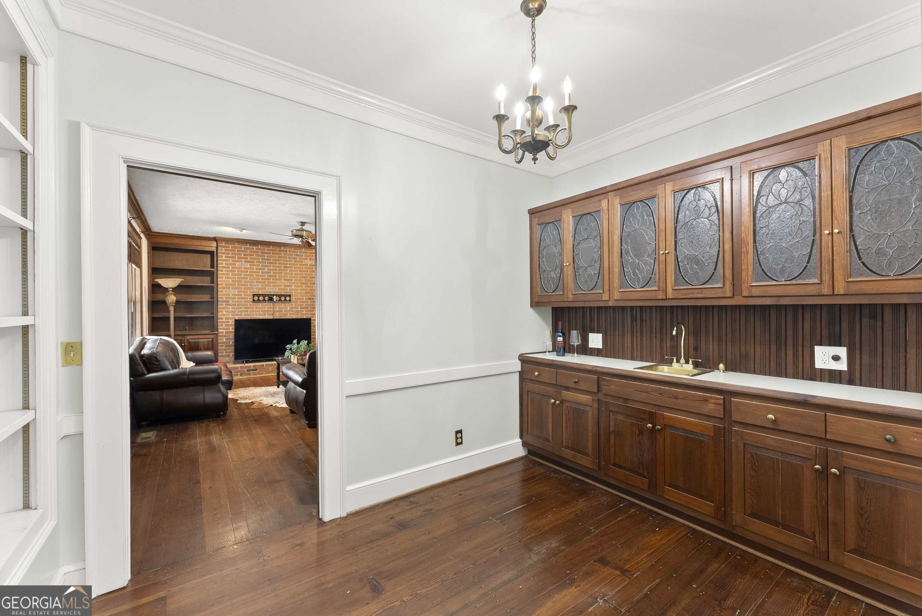 1972 Rest Haven Road Yatesville, GA 31097 - Photo 16 of 52 a view of a kitchen center island and cabinets