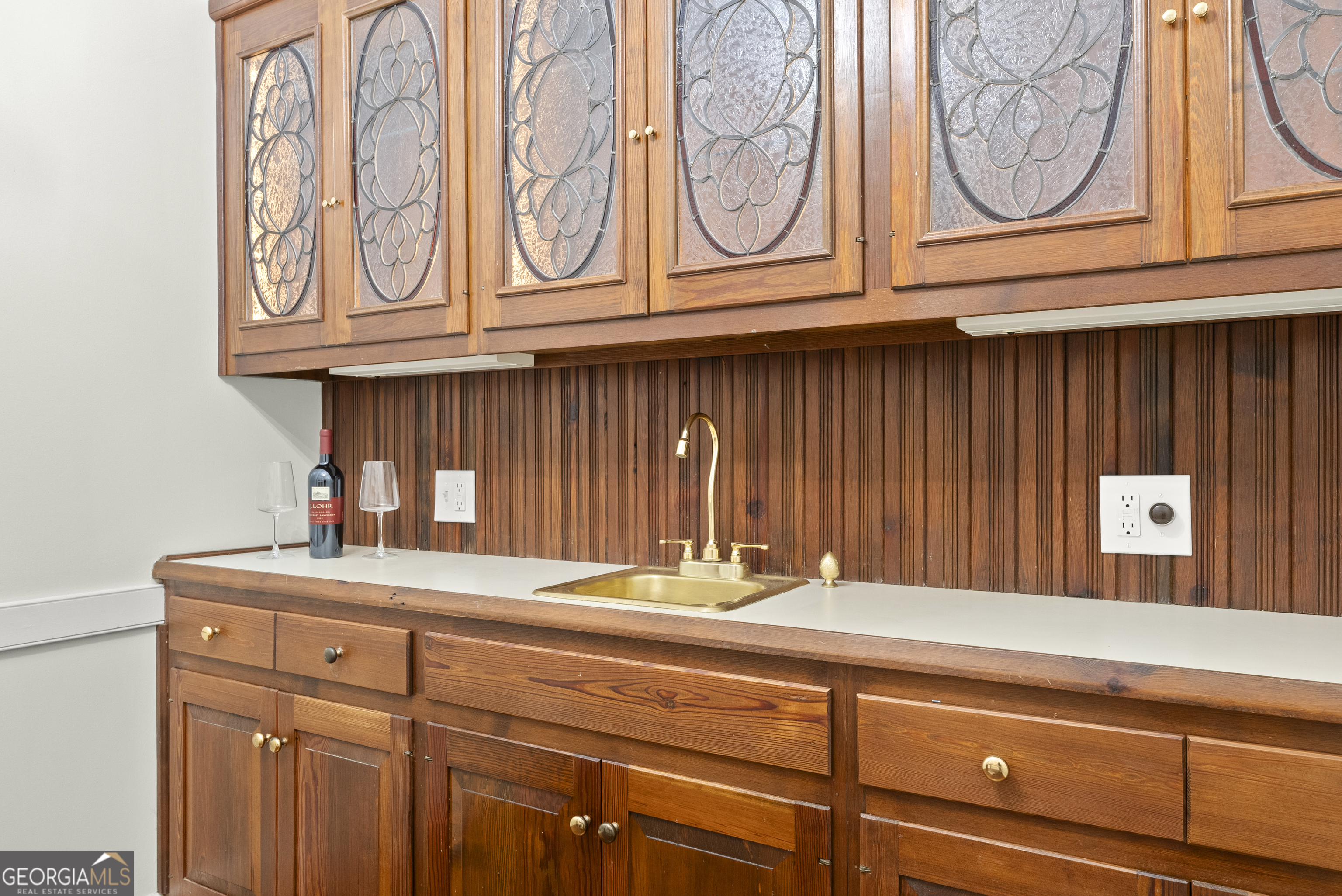 1972 Rest Haven Road Yatesville, GA 31097 - Photo 17 of 52 a bathroom with a stove and a sink