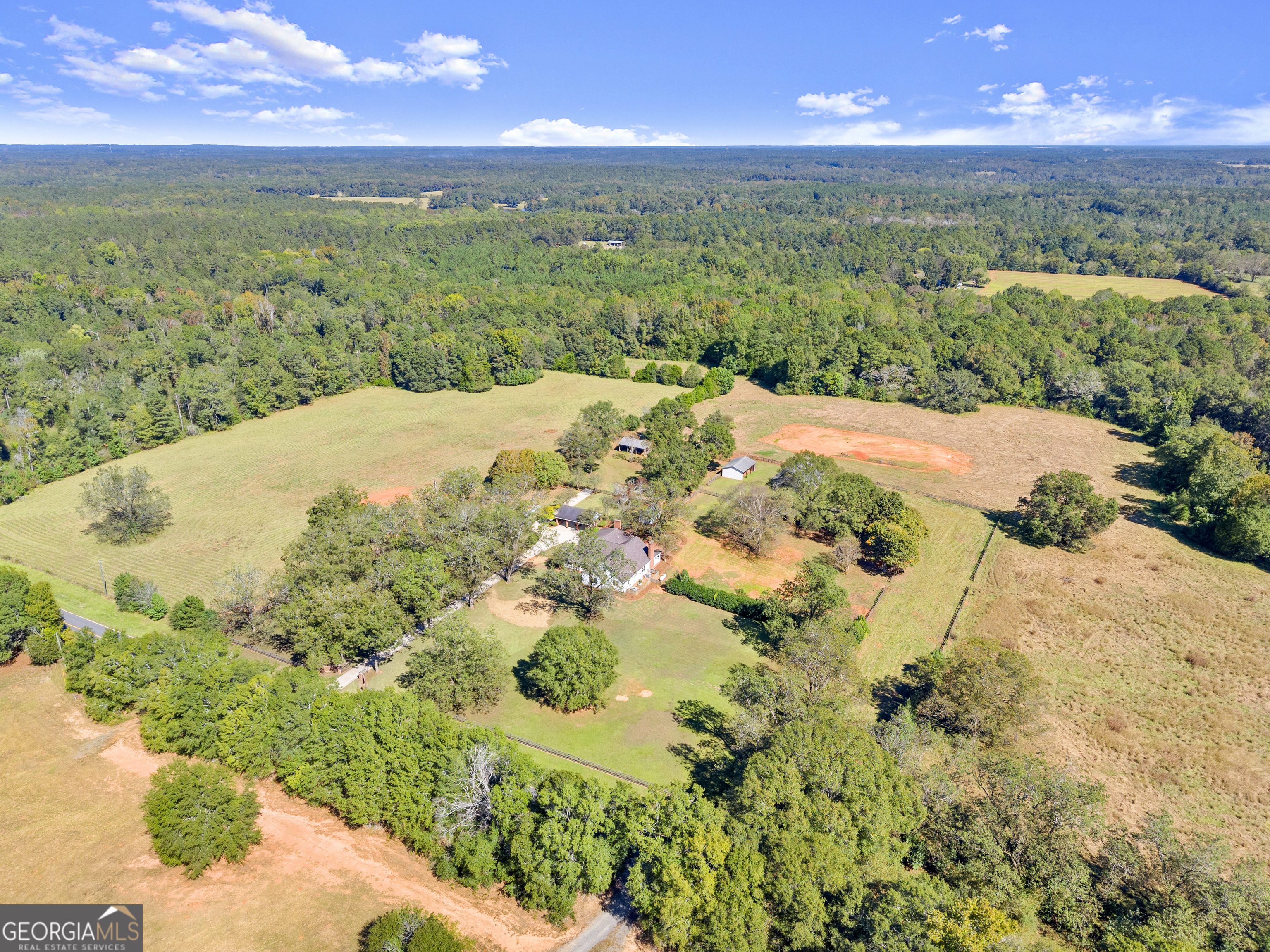 1972 Rest Haven Road Yatesville, GA 31097 - Photo 48 of 52 a view of a big yard with lots of green space and mountain view in back