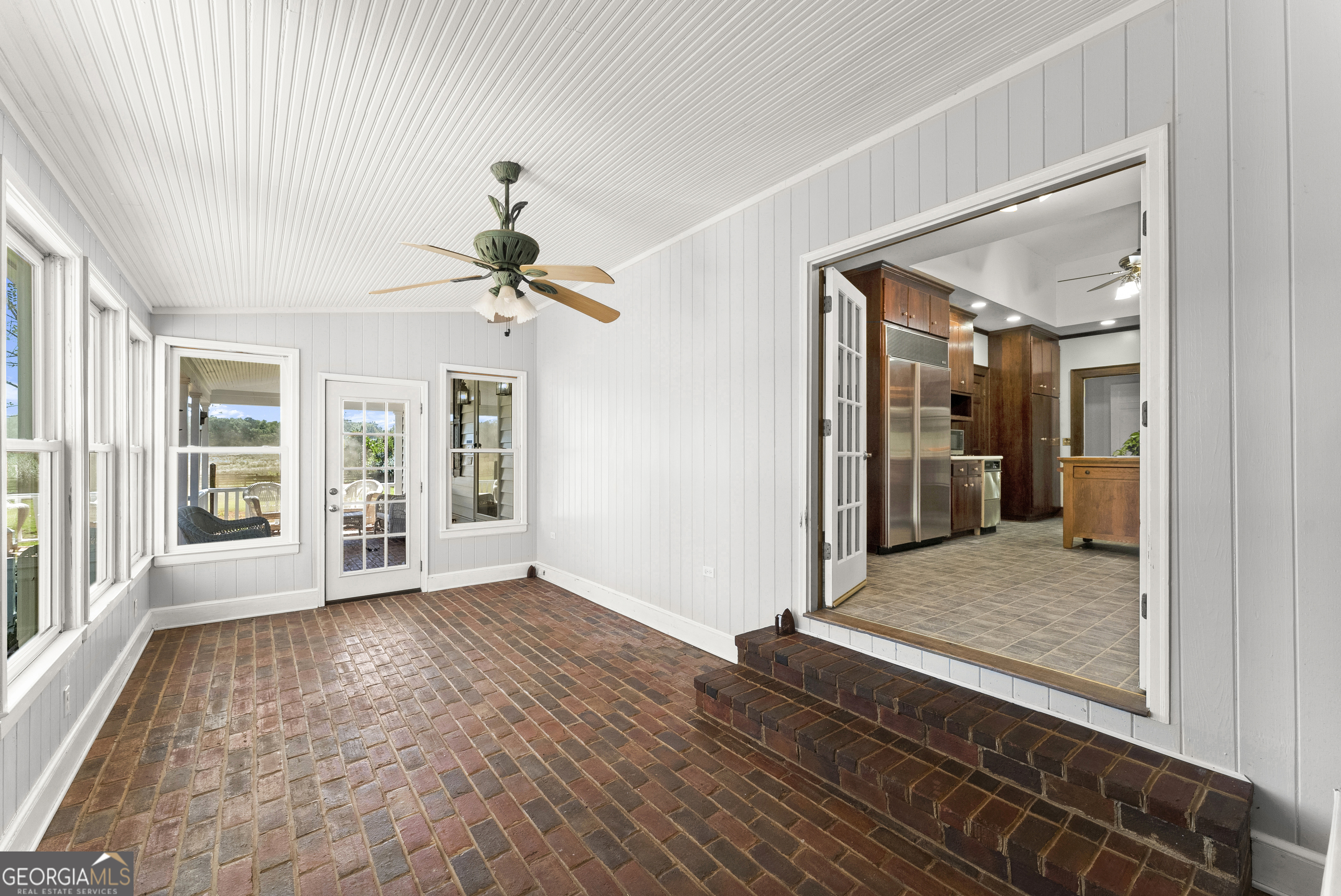 1972 Rest Haven Road Yatesville, GA 31097 - Photo 8 of 52 a view of livingroom with hardwood floor and a ceiling fan