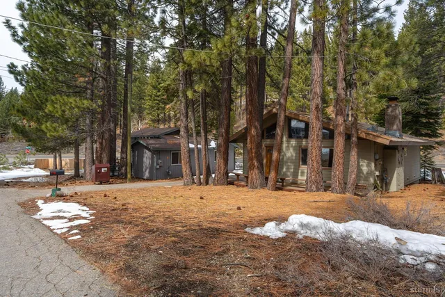 a view of road with trees