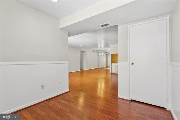 wooden floor in an empty room