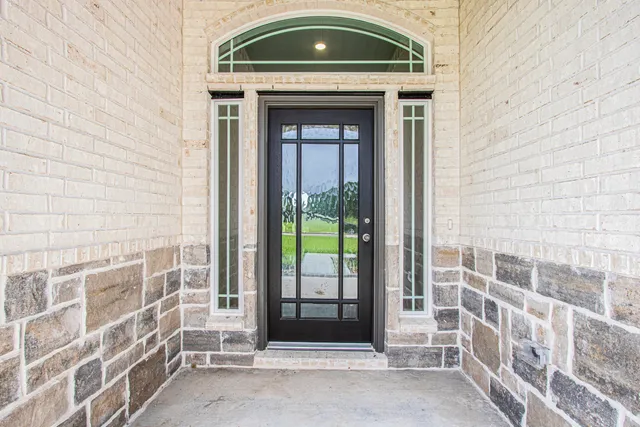 a view of front door of a house