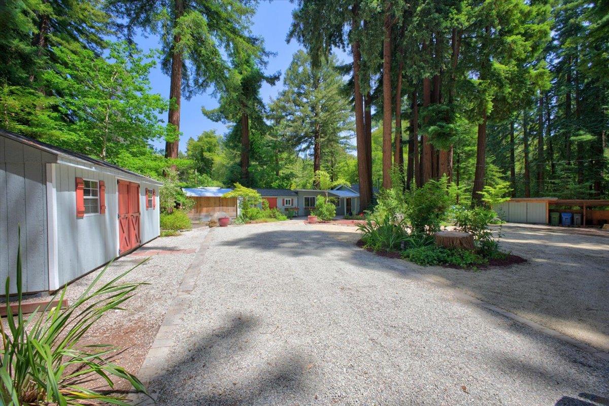 514 Primavera Road Boulder Creek, CA 95006 - Photo 15 of 40 a view of street along with trees