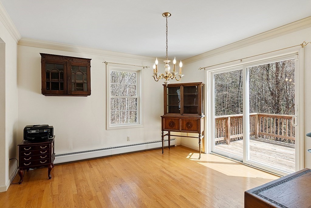214 Hastings Road Ashburnham, MA 01430 - Photo 17 of 39 a view of a livingroom with a workspace wooden floor and windows