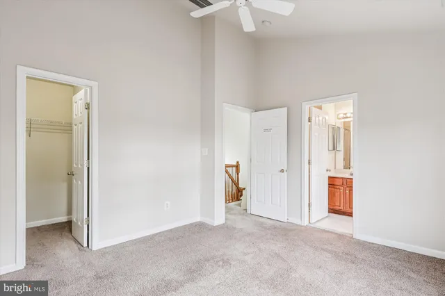 a view of an empty room