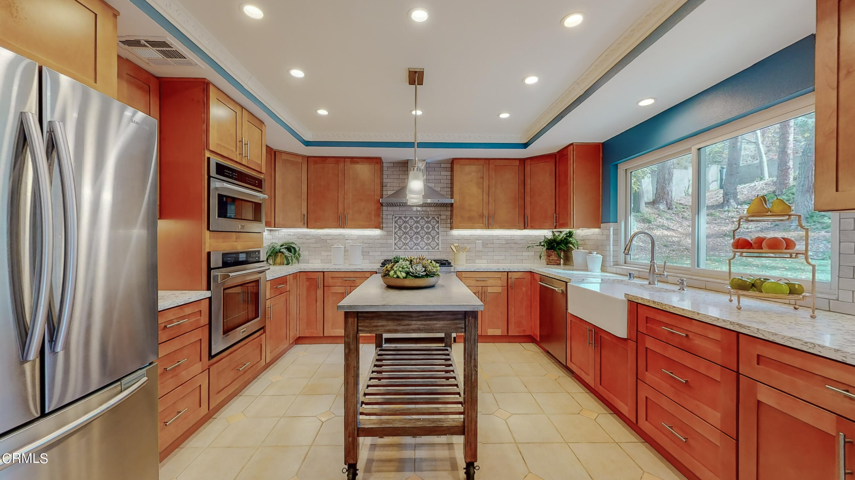 2124 Lenore Drive Glendale, CA 91206 - Photo 14 of 33 a kitchen with stainless steel appliances granite countertop sink stove and refrigerator