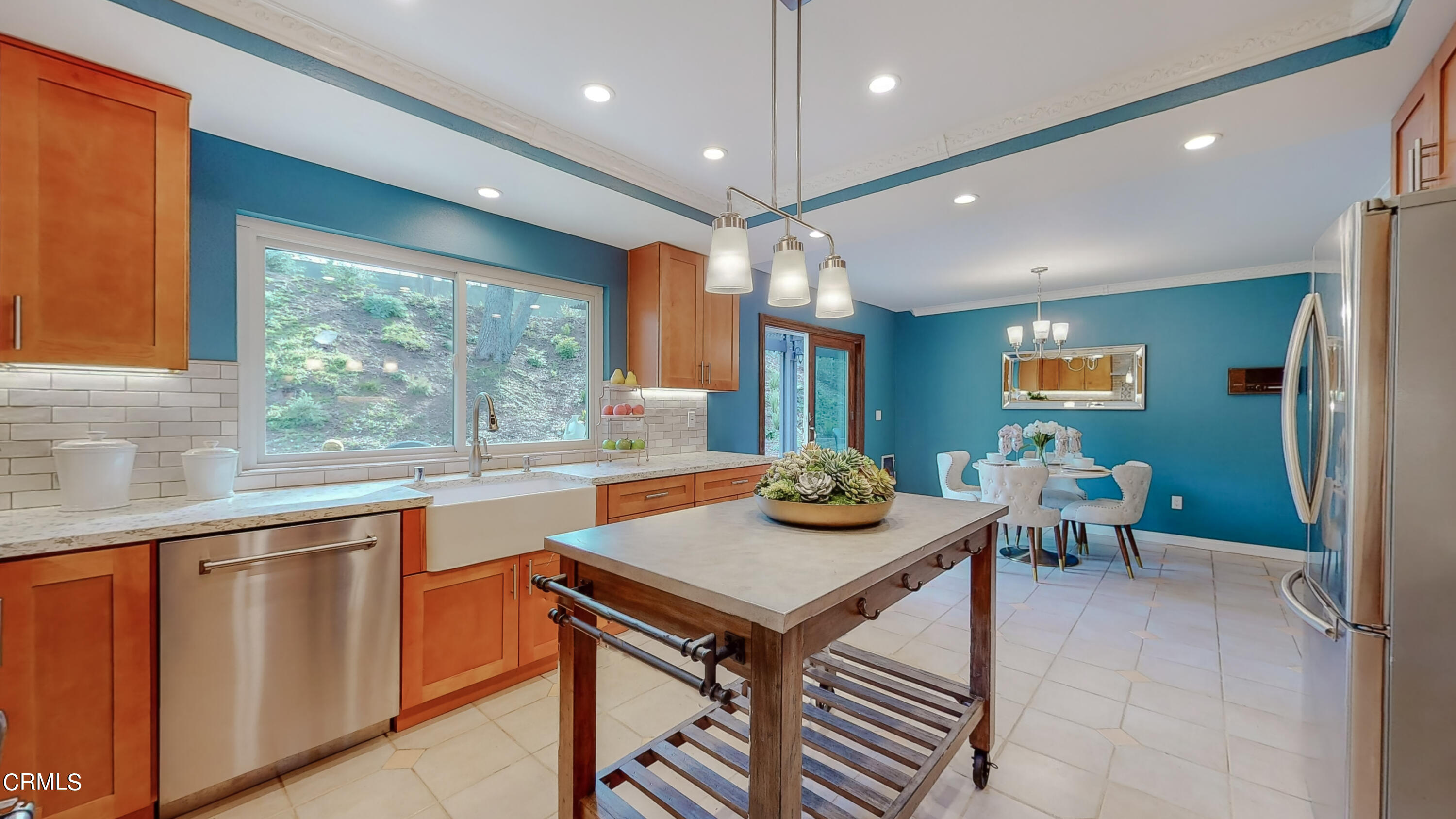 2124 Lenore Drive Glendale, CA 91206 - Photo 16 of 33 a kitchen with a sink appliances and a counter top space