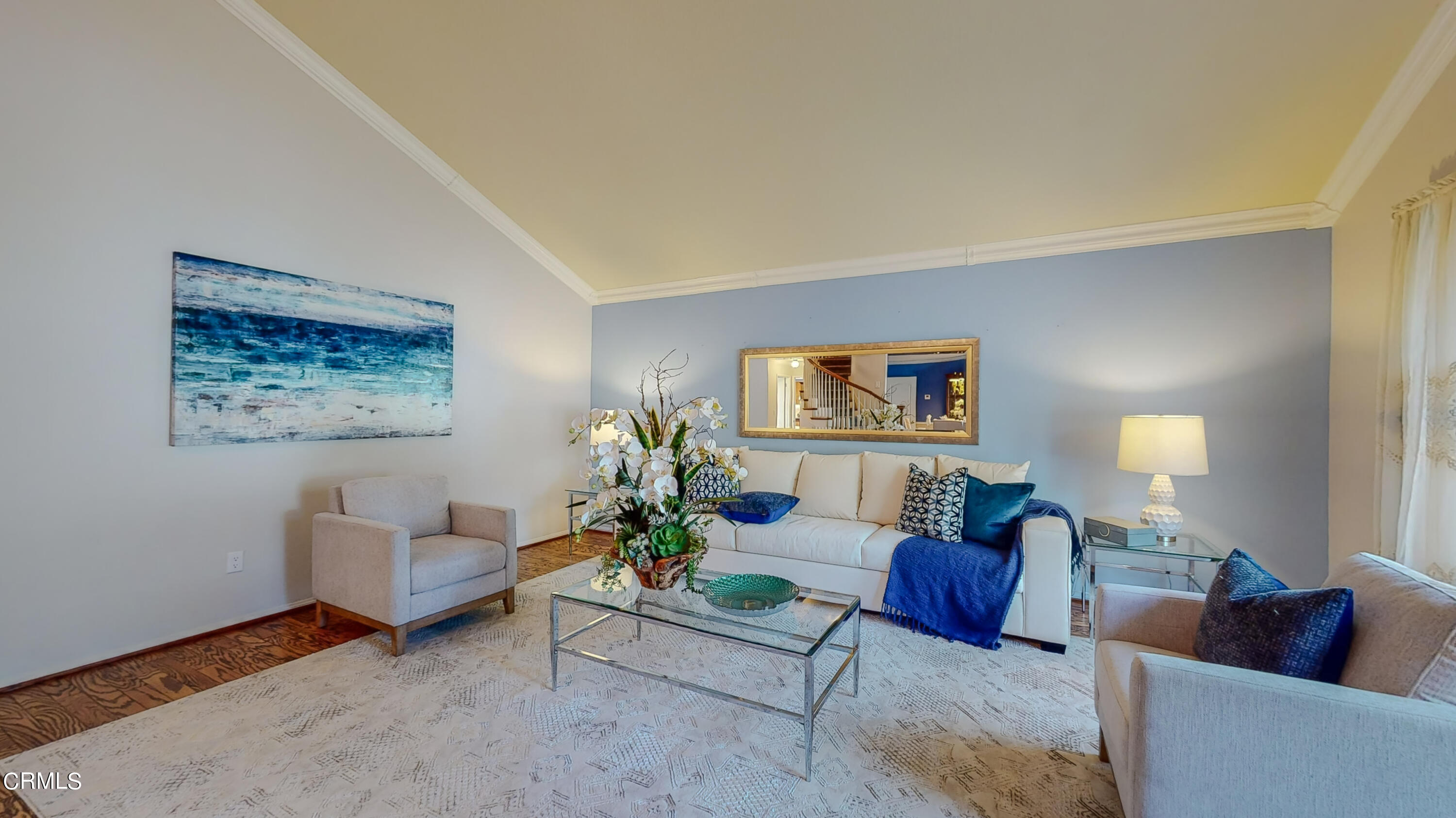 2124 Lenore Drive Glendale, CA 91206 - Photo 3 of 33 a living room with furniture and a potted plant