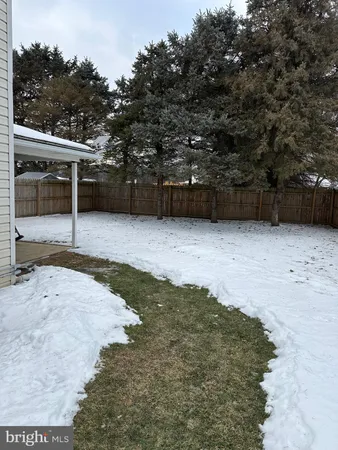 a backyard of a house