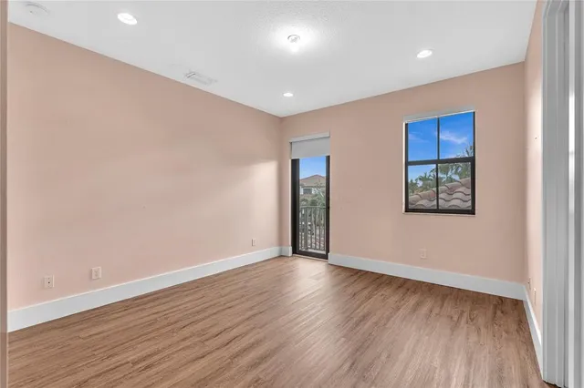 a view of an empty room