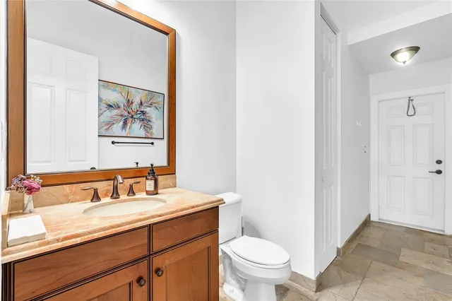 aerial view of a backyard