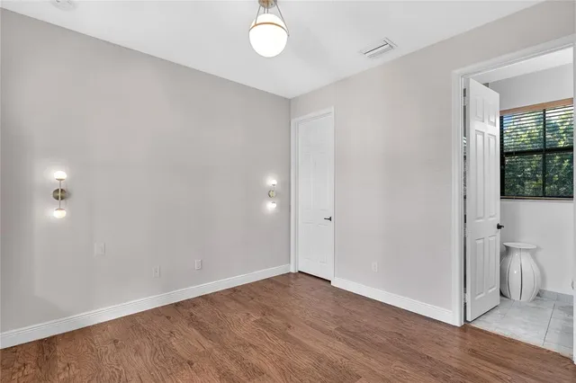 a view of empty room