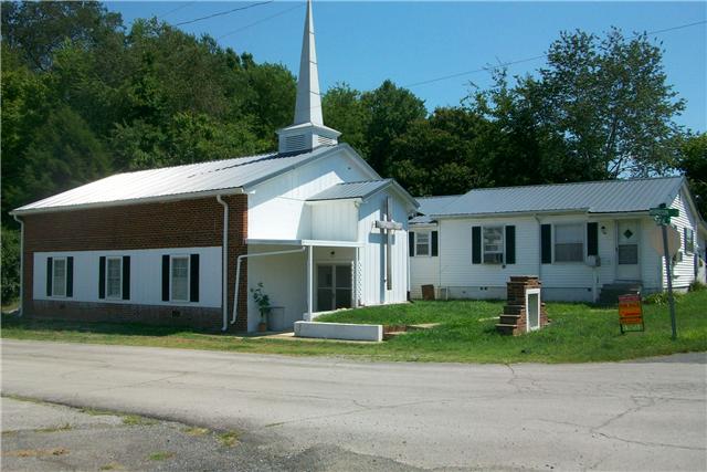 Front view of buildings