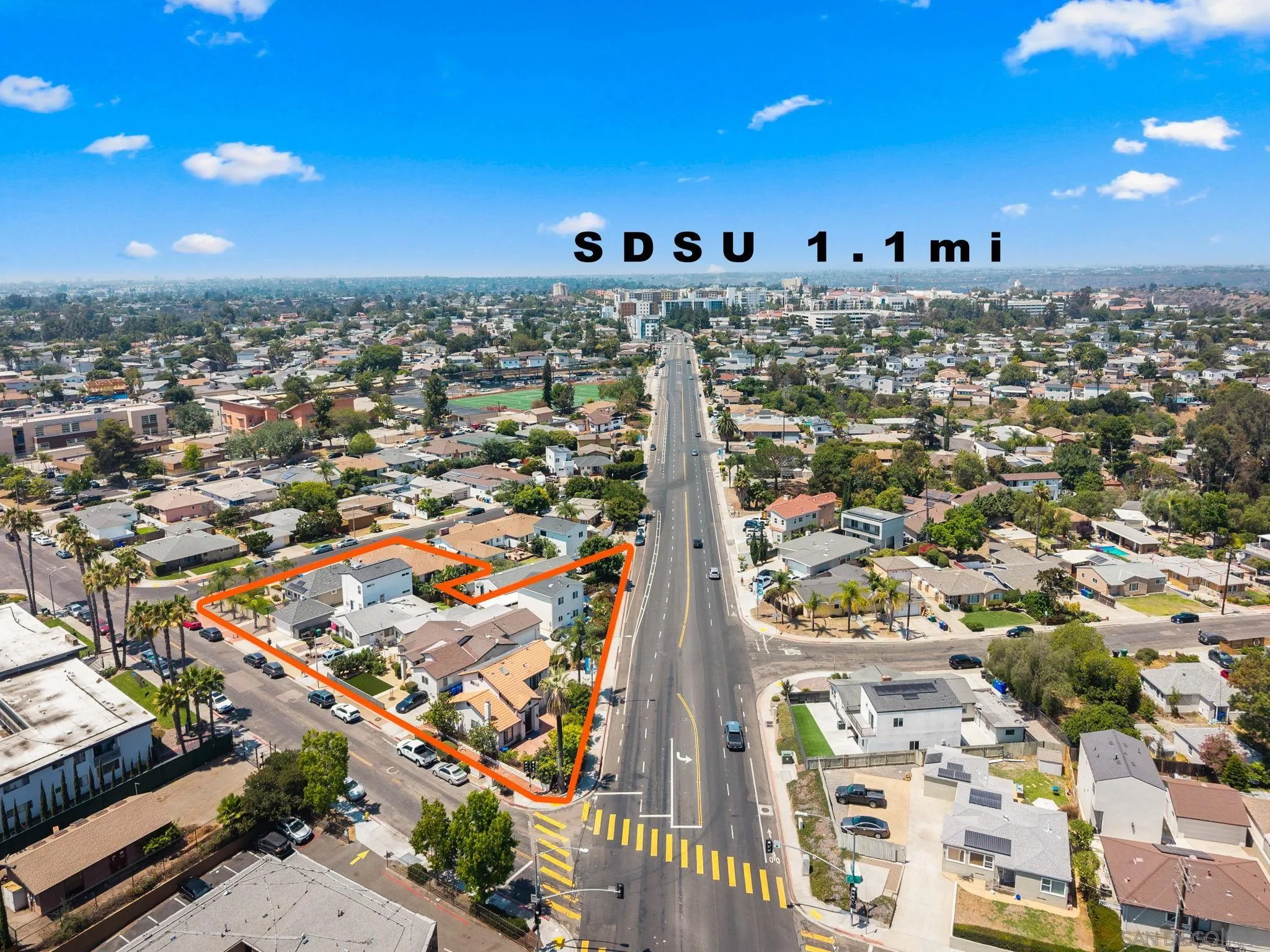 6499 Montezuma Road, Unit 28 San Diego, CA 92115 - Photo 7 of 10 an aerial view of multiple house