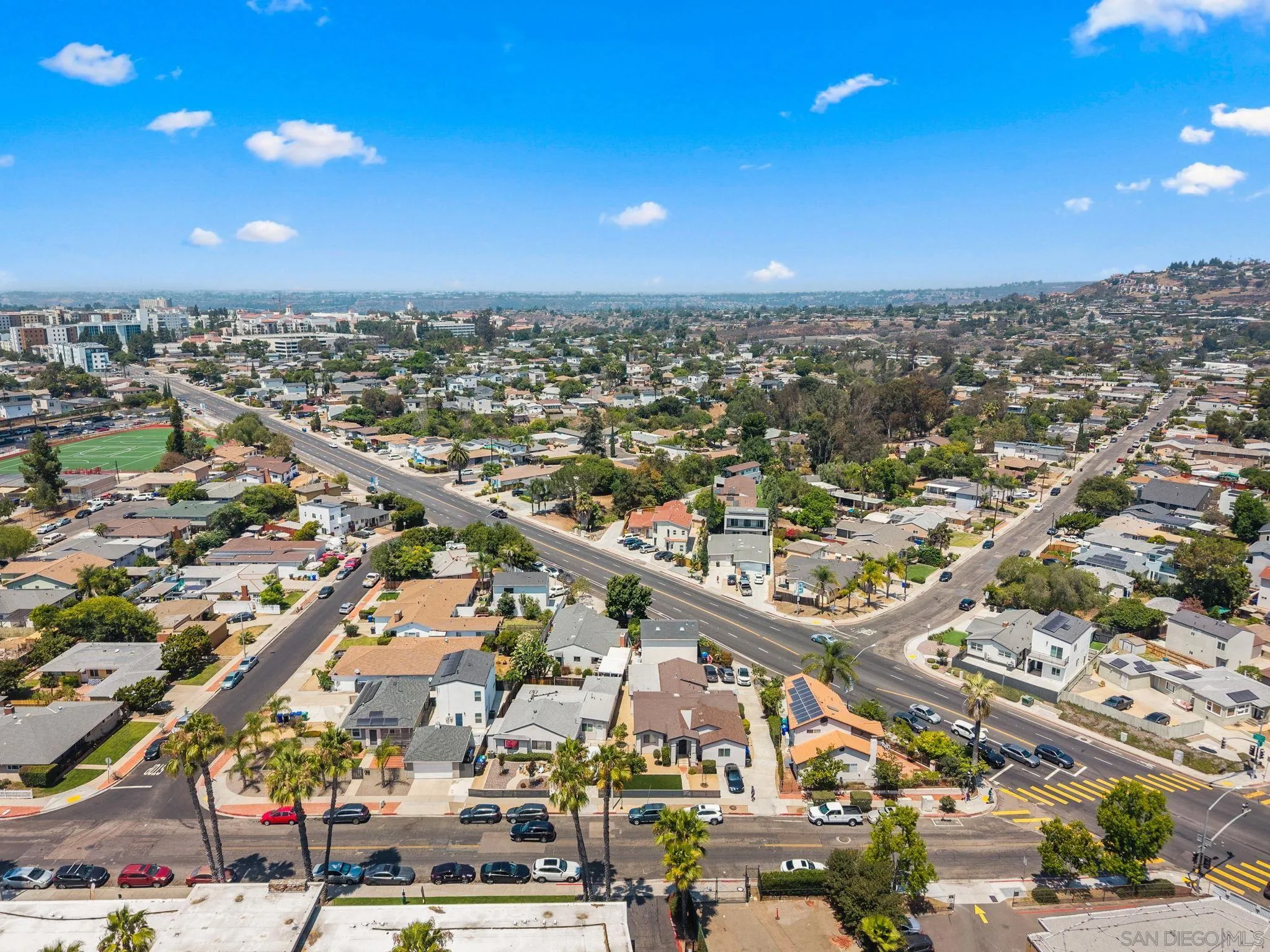 6499 Montezuma Road, Unit 28 San Diego, CA 92115 - Photo 8 of 10 an aerial view of a city
