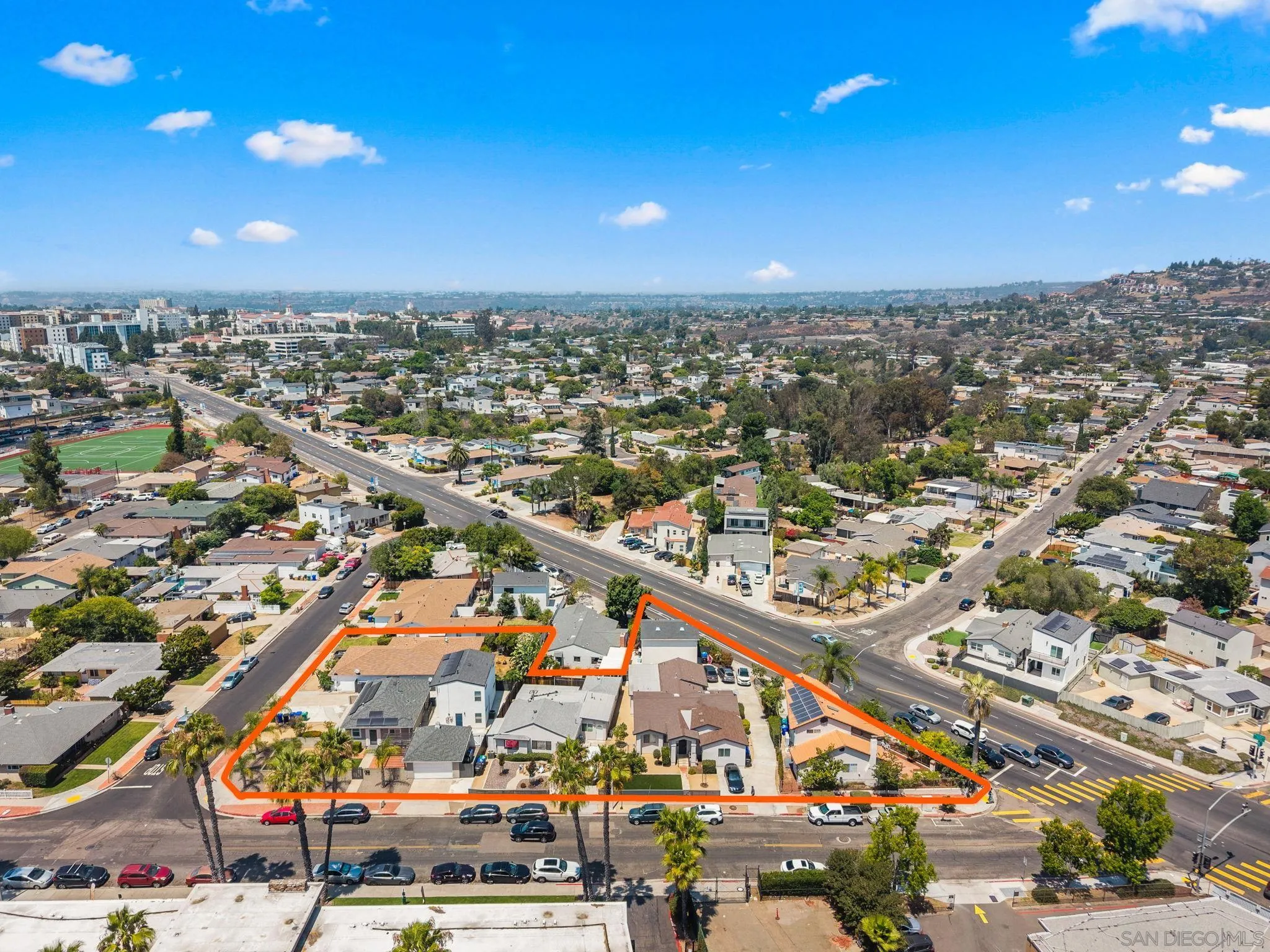 6499 Montezuma Road, Unit 28 San Diego, CA 92115 - Photo 9 of 10 an aerial view of a city