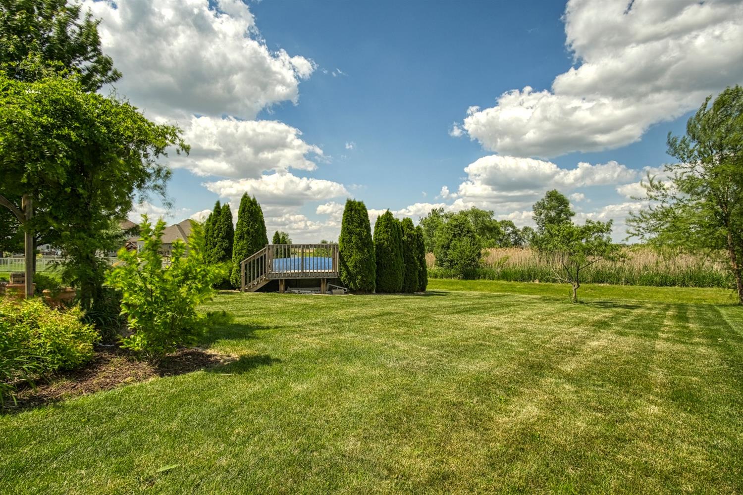 9512 Dewey Place Crown Point, IN 46307 - Photo 24 of 27 a view of a big yard