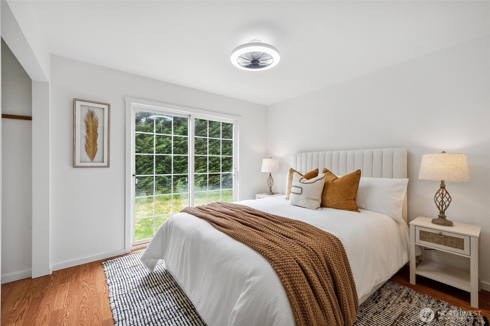 1264 Birch Bay Lynden Road Lynden, WA 98264 - Photo 12 of 38 a bed room with a bed and a window