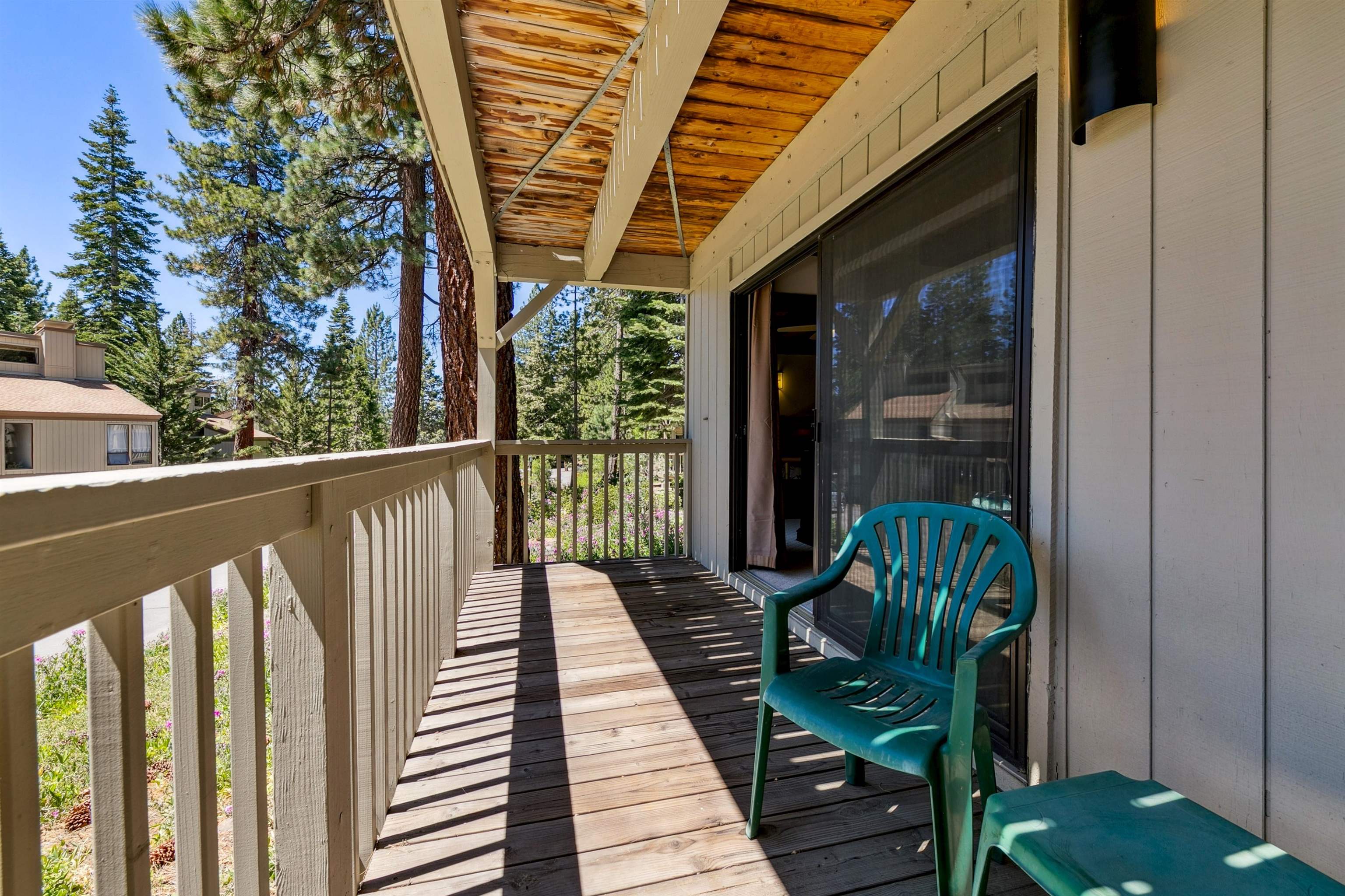 1001 Commonwealth Drive, Unit 106 Kings Beach, CA 96143 - Photo 14 of 27 a view of a balcony with chairs