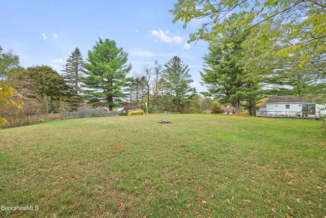 a view of yard with green space