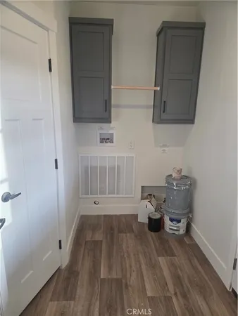 a room with storage and utility