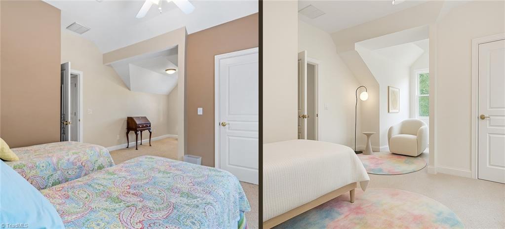 3863 Waterview Road High Point, NC 27265 - Photo 33 of 50 Bedroom 4 vs Virtually Staged Inspiration