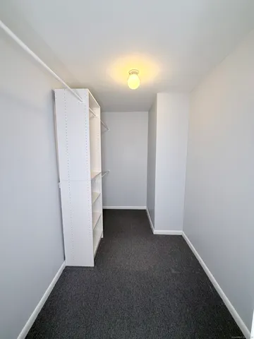 an empty room with a natural light