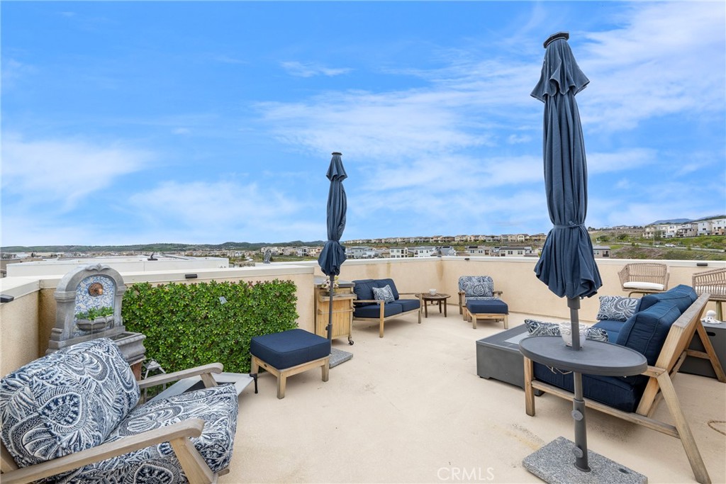 6 Pony Court Rancho Mission Viejo, CA 92694 - Photo 22 of 35 a view of a terrace with furniture and sitting area