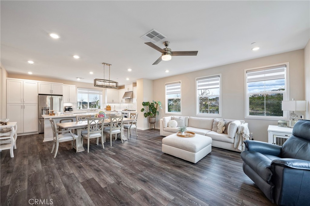 6 Pony Court Rancho Mission Viejo, CA 92694 - Photo 6 of 35 a living room with lots of furniture and kitchen view