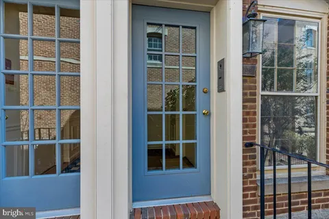 a view of front door