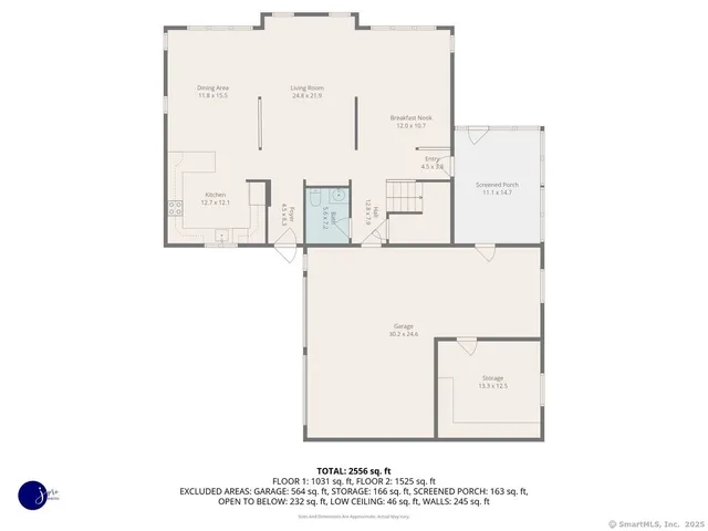 a black and white photo of a room