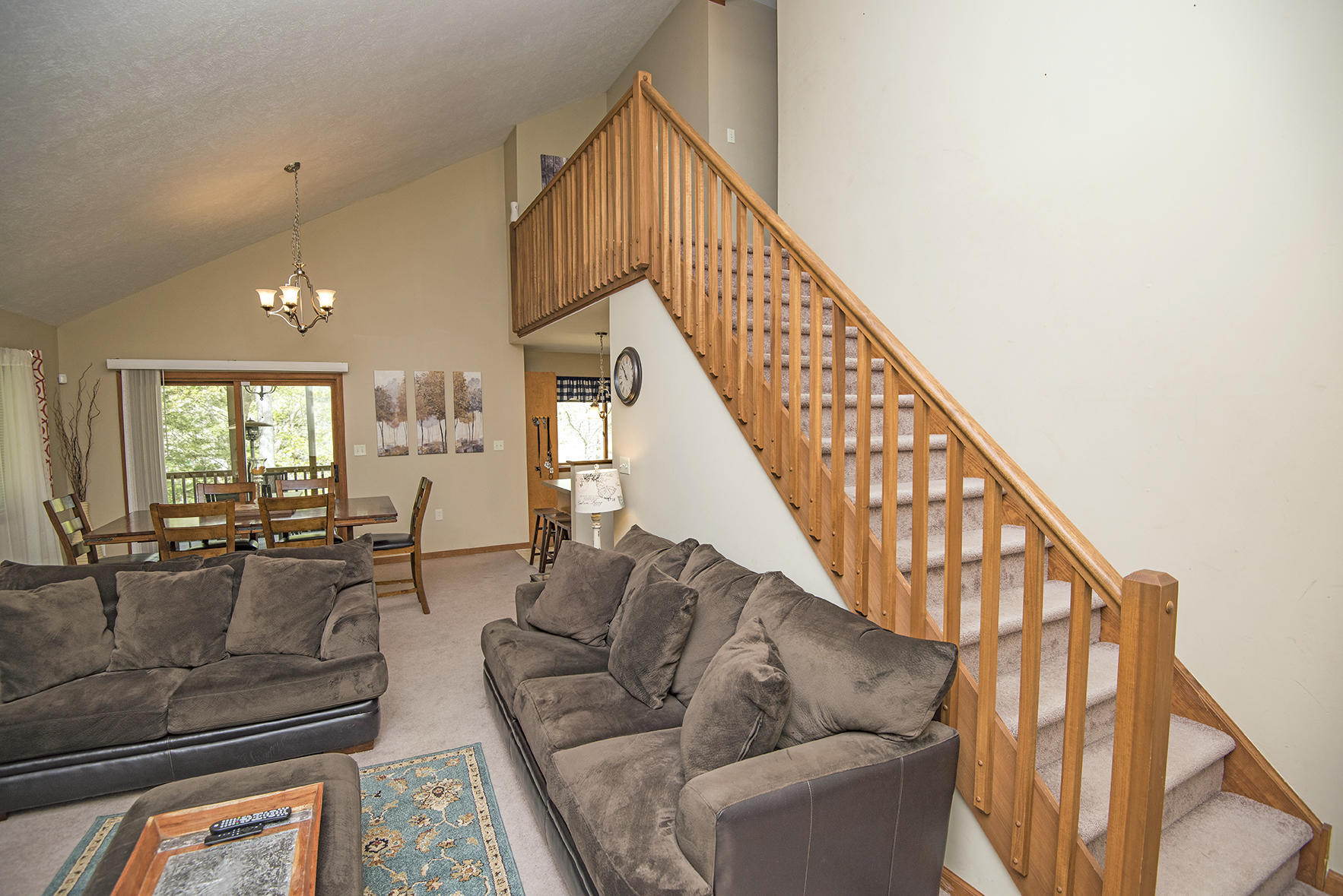 419 Canterbury Road Bushkill, PA 18324 - Photo 21 of 50 a living room with furniture or stairs and a couch