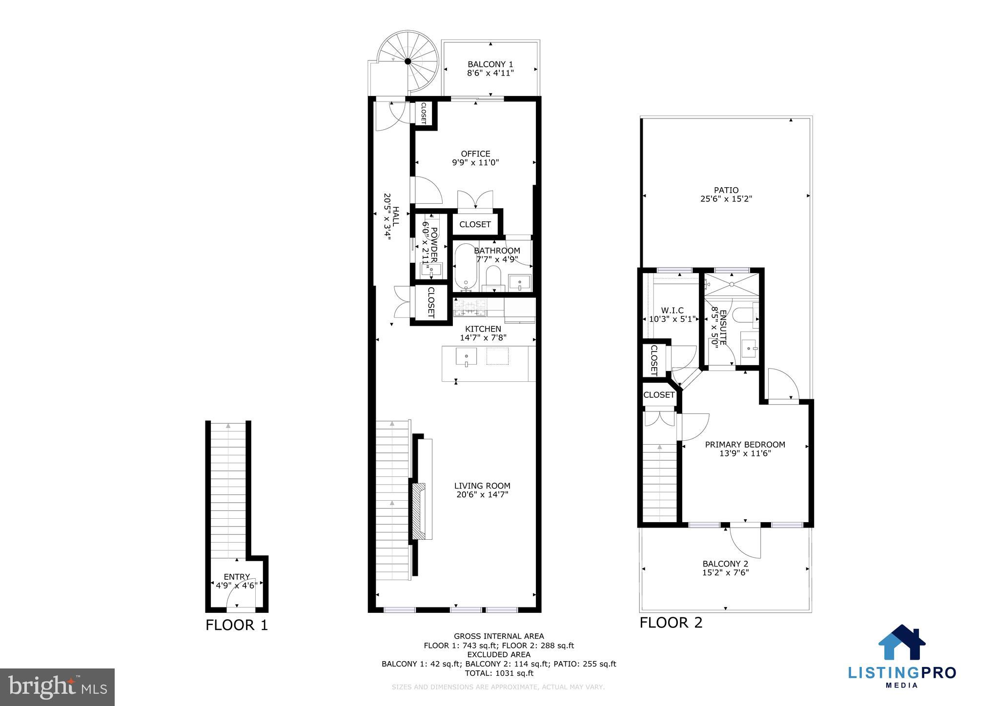 1241 Oates Street Northeast, Unit 2 Washington, DC 20002 - Photo 42 of 42 Floor Plan