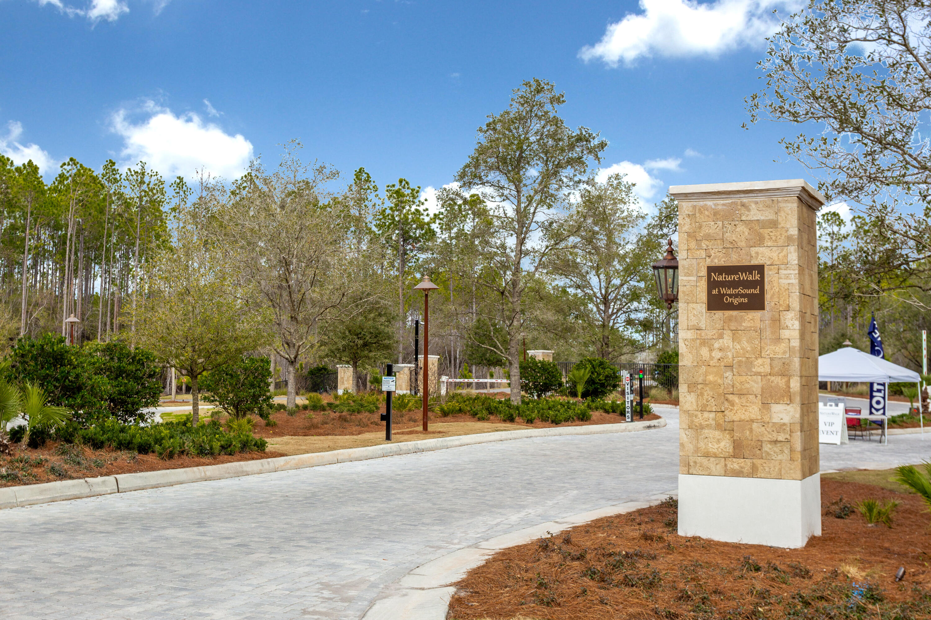 a view of street with tall buildings