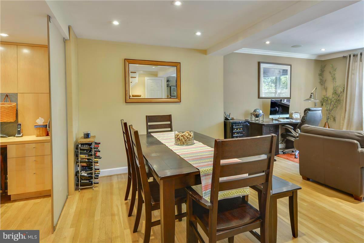 3873 Chain Bridge Road Fairfax, VA 22030 - Photo 5 of 29 a view of a dining room with furniture window and wooden floor