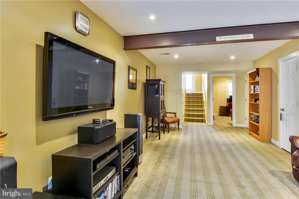 3873 Chain Bridge Road Fairfax, VA 22030 - Photo 10 of 29 a living room with furniture and a flat screen tv