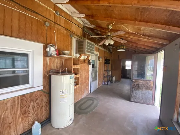 a view of a storage & utility room