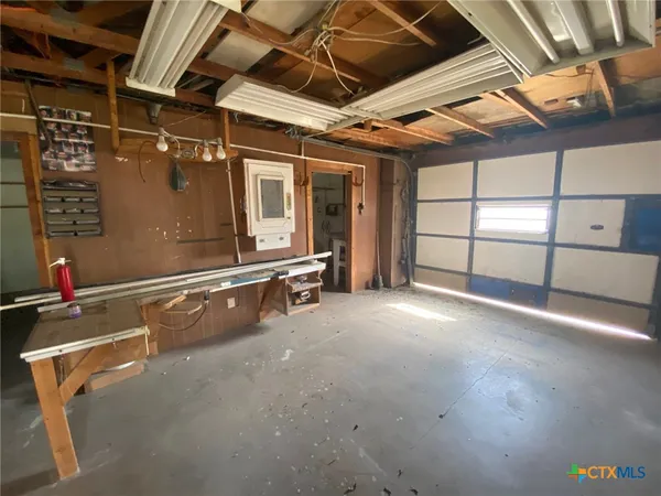 a view of storage and utility room