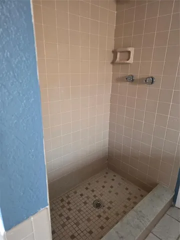 a close view of closet