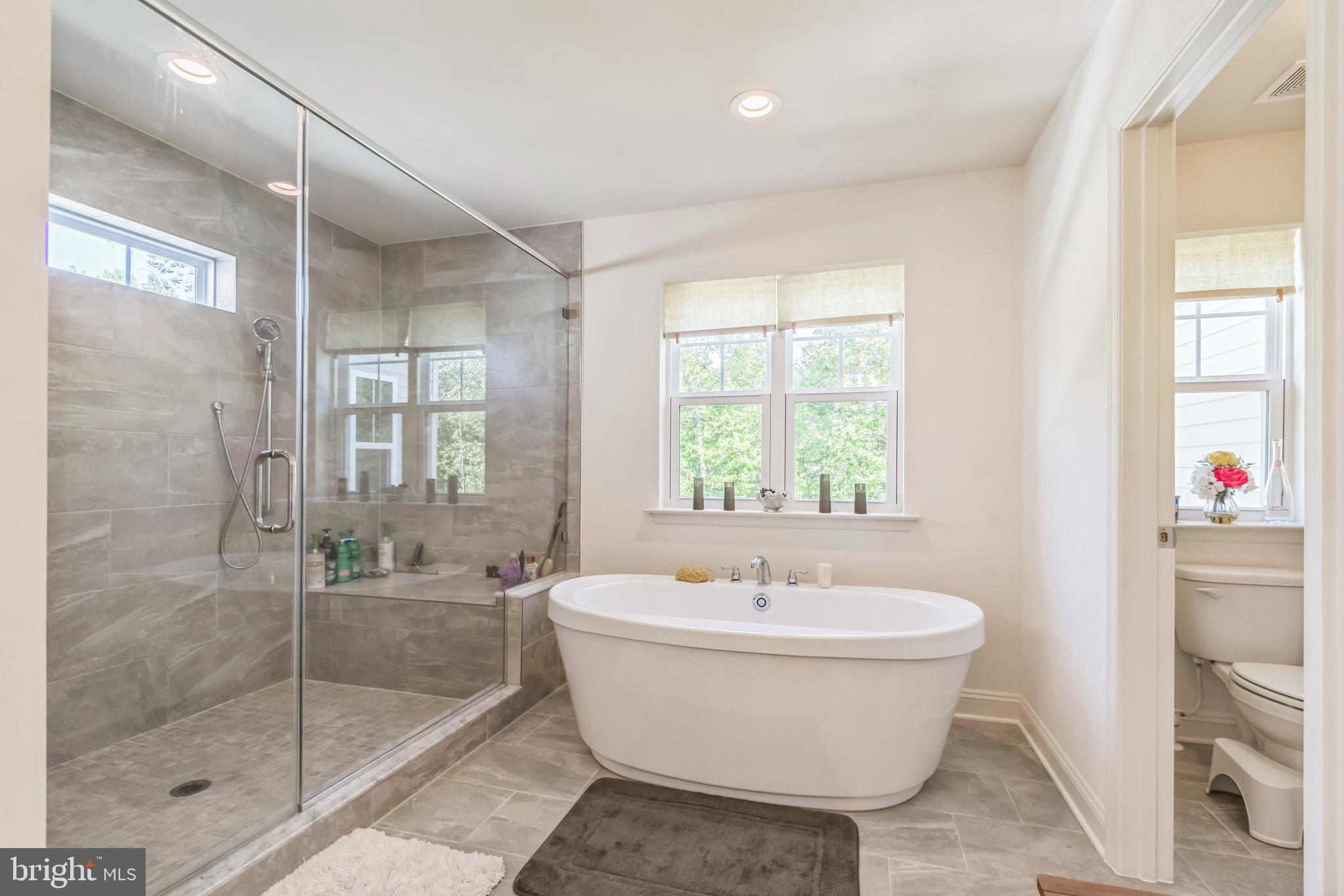 8604 Cedar Chase Drive Clinton, MD 20735 - Photo 29 of 68 a bathroom with a bathtub and shower