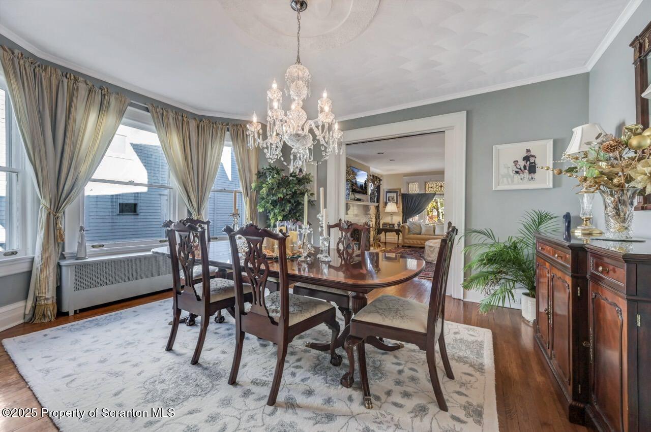 1118 Columbia Street Scranton, PA 18509 - Photo 28 of 92 a view of a dining room with furniture window and wooden floor