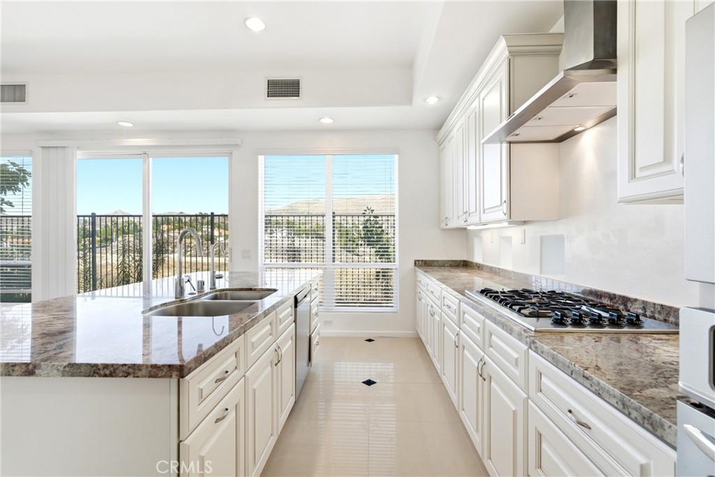 585 Vía Pueblo Riverside, CA 92507 - Photo 34 of 61 Kitchen with a gorgeous view of the hills and city