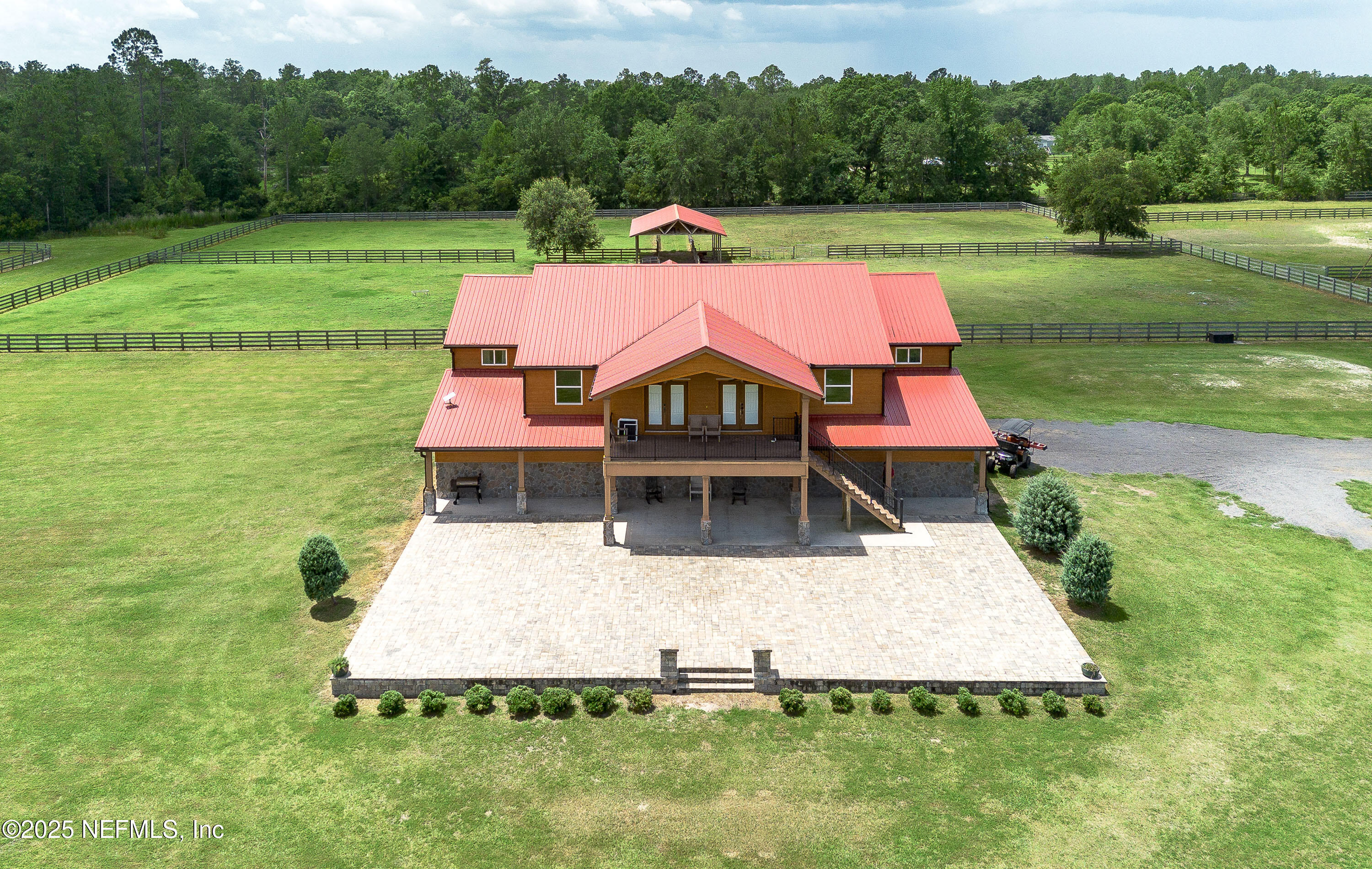 1845 Kinard Road Bryceville, FL 32009 - Photo 5 of 86 Aerial Front View