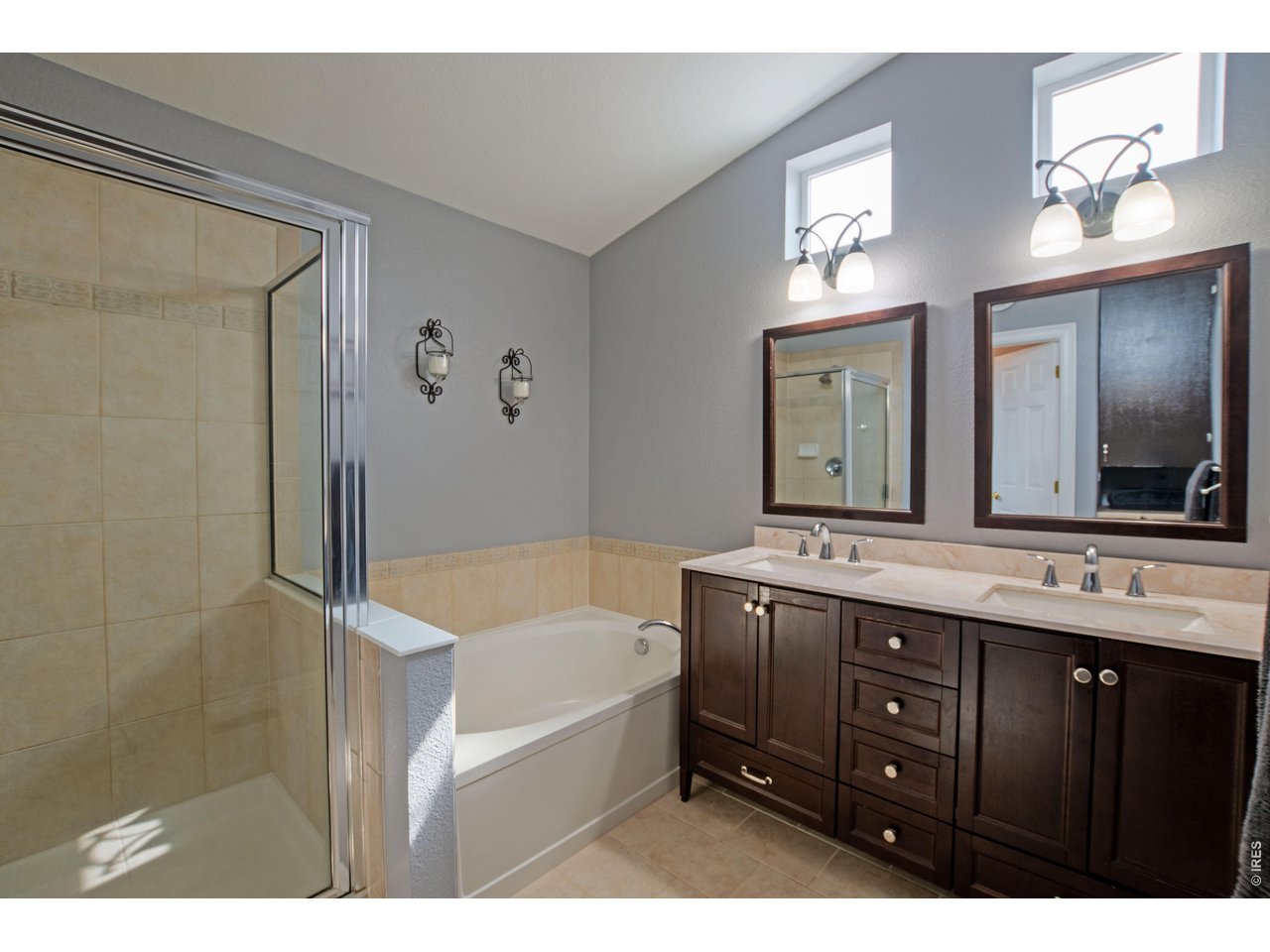 615 Americana Road Longmont, CO 80504 - Photo 26 of 47 Updated primary bath with heated floors