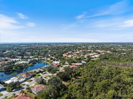 an aerial view of a city with lots of residential buildings